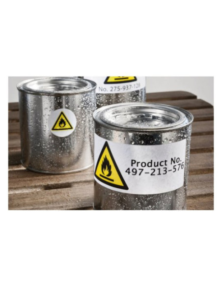 PAQUETE 8 HOJAS ETIQUETAS DE POLIÉSTER BLANCO PARA IMPRESORAS LÁSER 63,5X33,9 MM AVERY L4773-8