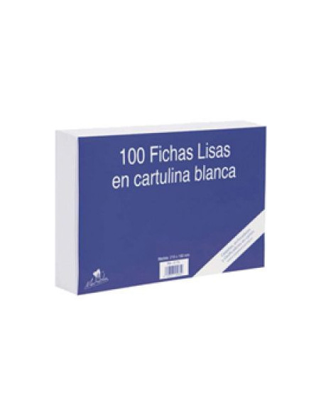 100 FICHAS DE CARTULINA LISA  (150X100 MM) N.º 3 MARIOLA 3113L