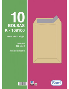 PAQUETES DE 10 BOLSAS BLANCAS