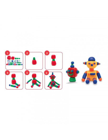 PASTA DE MODELAR GLITTER SOFT DOUGH NUEVO MILAN 913505G CAJA 5 FRASCOS 142GR