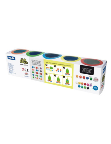 PASTA DE MODELAR NEON SOFT DOUGH NUEVO MILAN...