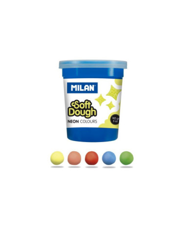 PASTA DE MODELAR NEON SOFT DOUGH NUEVO MILAN...