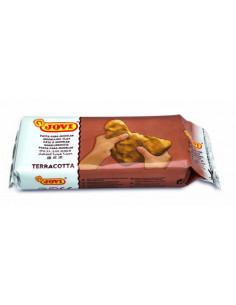PASTILLA PASTA MODELAR AIR DRY ENDURECIBLE AL AIRE 500 G TERRACOTTA JOVI 88