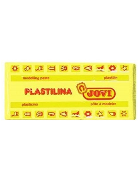 CAJA 15 PASTILLAS PLASTILINA 150 G - AMARILLO JOVI 7102