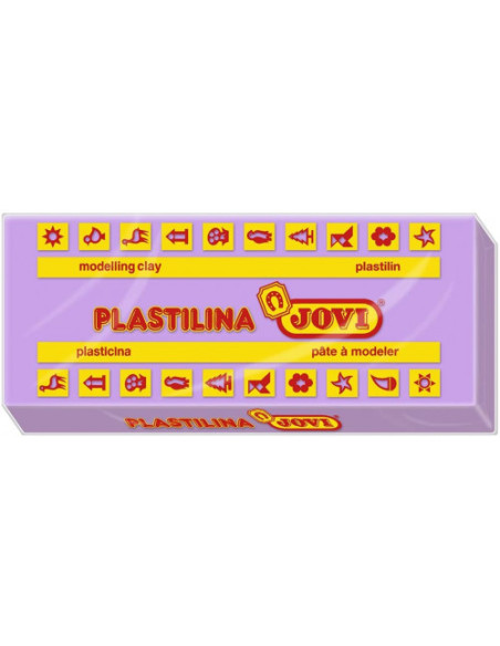 CAJA 15 PASTILLAS PLASTILINA 150 G - LILA JOVI 7114