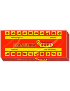 CAJA 15 PASTILLAS PLASTILINA 150 G - ROJO JOVI 7105