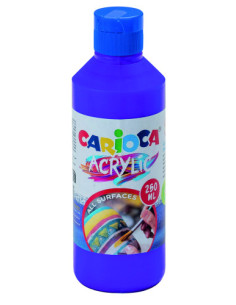 BOTELLA PINTURA ACRILICA 250 ML. MORADO CARIOCA 40431/18