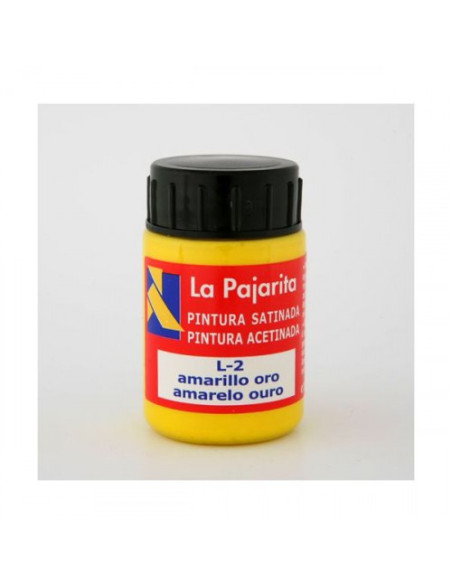 PAJARITA SATINADA L-02 AMARILLO ORO. 75ML LA PAJARITA 110416