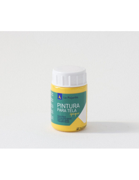 PINTURA PARA TELA OPACA TO-03 AMARILLO ORO. 35ML LA PAJARITA 207522