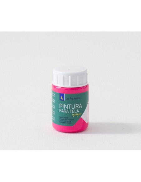 PINTURA PARA TELA OPACA TOF-03 ROSA FLUORESCENTE LA PAJARITA 208522