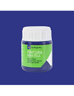 PINTURA PARA TELA TRANSPARENTE T-04 AZUL VICTORIA. 25ML LA PAJARITA 113771