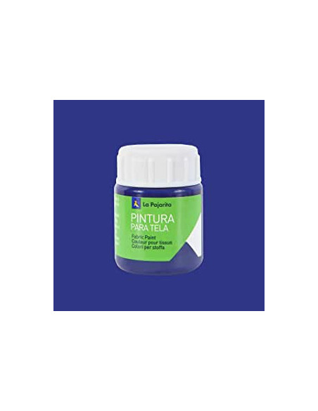 PINTURA PARA TELA TRANSPARENTE T-04 AZUL VICTORIA. 25ML LA PAJARITA 113771