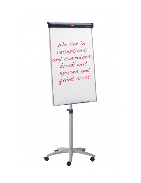 PIZARRA DE CABALLETE MAGNETICO BARRACUDA MOVIL ALTURA 175-200 CM. NOBO 1902386