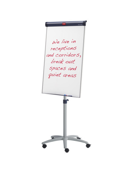 PIZARRA DE CABALLETE MAGNETICO BARRACUDA MOVIL ALTURA 175-200 CM. NOBO 1902386