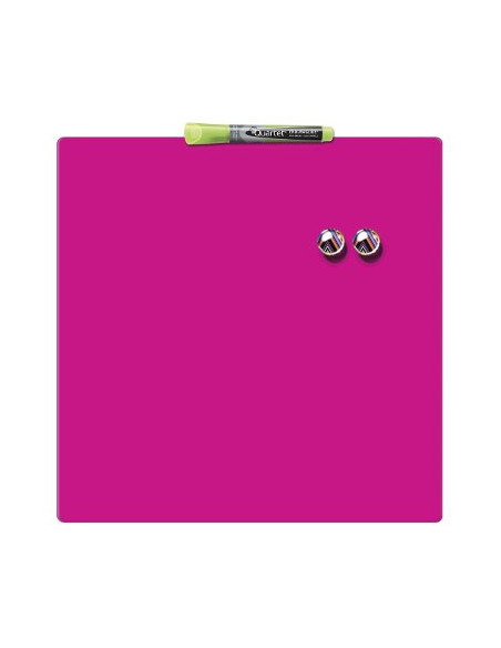 PIZARRA MAGNETICA 360X360MM FUCSIA NOBO 1903803