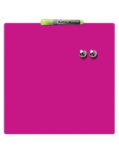 PIZARRA MAGNETICA 360X360MM FUCSIA NOBO 1903803 2