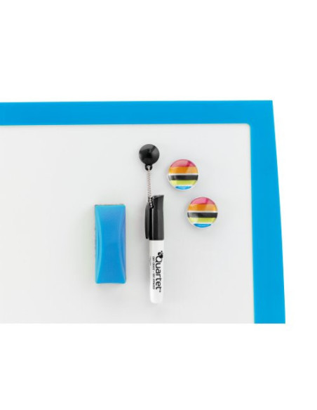 PIZARRA MAGNETICA 430X585MM MARCO AZUL NOBO 2104176