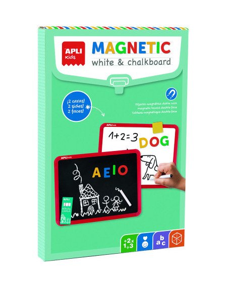 PIZARRA MAGNÉTICA DOBLE CARA APLI 19112
