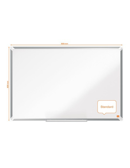 PIZARRA PPLUS ACERO LACADO 900X600MM NOBO 1915155