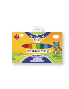 PLASTILINA 12 COLORES BARRITAS 12