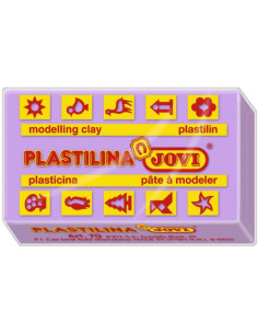 CAJA 30 PASTILLAS PLASTILINA 50 G - LILA JOVI 7014