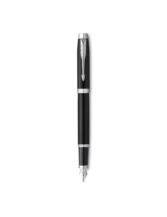 PLUMA IM NEGRO CUERPO MATE/CROMADO PARKER 2143638