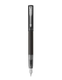 PLUMA VECTOR XL COLOR NEGRO METÁLICO SOBRE LATÓN CON RECAMBIO DE TINTA AZUL ESTUCHE DE REGALO PARKER 2159744