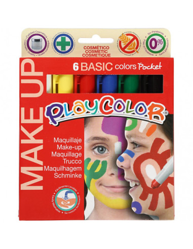 POCKET MAKE UP BASIC 6 COLORES SURTIDOS...