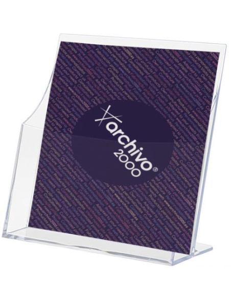 PORTAFOLLETOS SOBREMESA PREMIUM A4 VERTICAL 120x220x230MM ARCHIVO 2000 6143CSTP