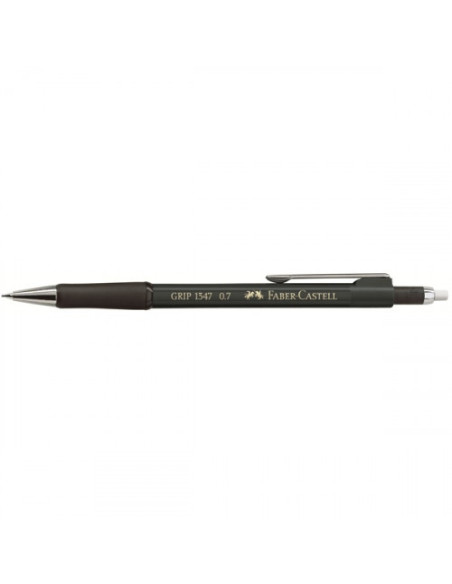 PORTAMINAS GRIP 0.7MM NEGRO FABER CASTELL 134799