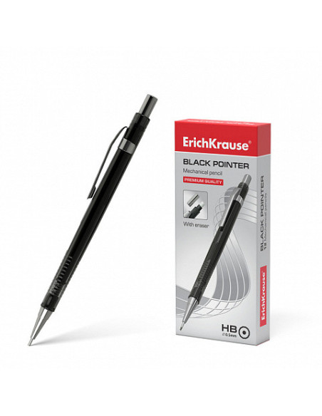 PORTAMINAS NEGRO POINTER 0.5 MM