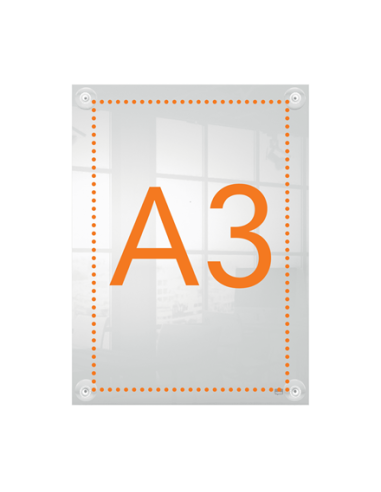 PORTAPOSTER ACRÍLICO TRANSPARENTE MURAL...