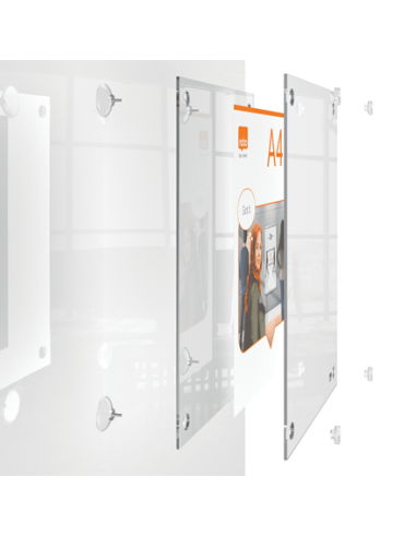 PORTAPOSTER ACRÍLICO TRANSPARENTE MURAL...