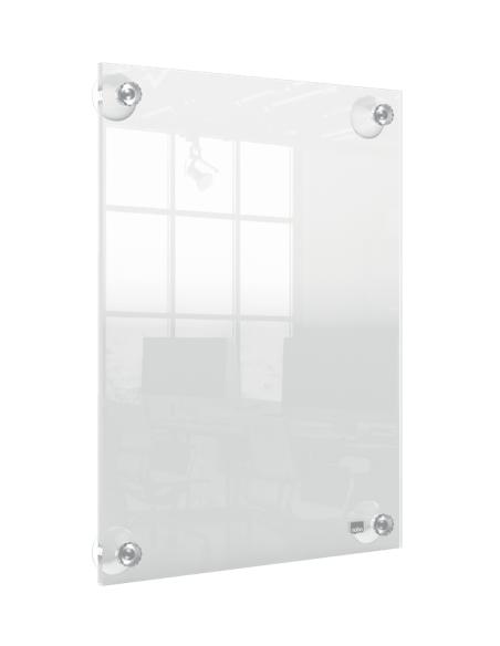 PORTAPOSTER ACRÍLICO TRANSPARENTE MURAL REMOVIBLE A4 NOBO 1915600