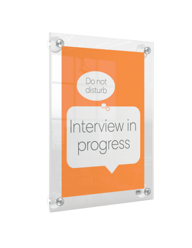 PORTAPOSTER ACRÍLICO TRANSPARENTE MURAL...