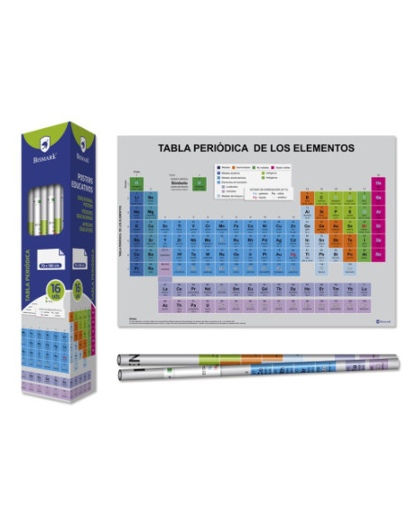 POSTER TABLA PERIODICA 70X100 CM BISMARK 328696