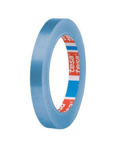 CINTA DE EMBALAJE EN PVC DE COLORES 12MM.X66M. AZUL TESA 62204-00008-00