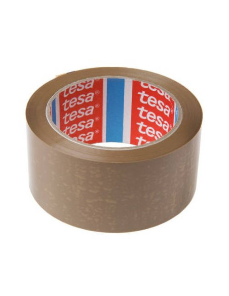CINTA DE EMBALAJE EN PVC FUERTE 50MM.X66M. MARRON TESA 04120-00042-00
