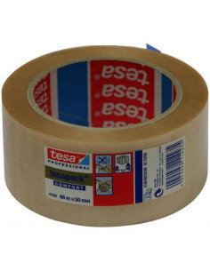 CINTA DE EMBALAJE EN PVC RUGOSO 50MM.X66M. TRANSPARENTE TESA 04100-00228-00