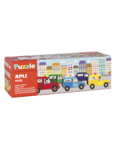 PUZZLE "PRIMERAS SUMAS" TRANSPORTES APLI 17196