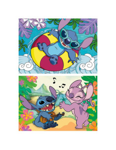 CAJA PUZZLE 2X100 STITCH EDUCA BORRAS 19998 2
