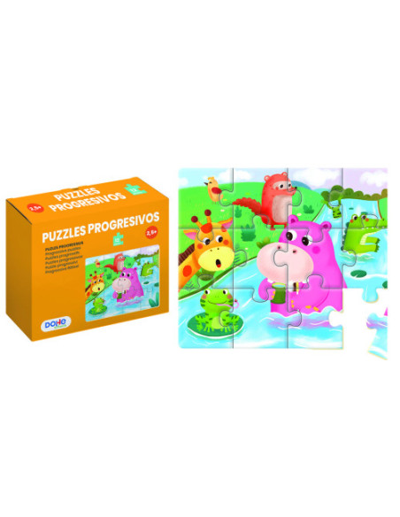 PUZZLE DE 12 PIEZAS - A PARTIR DE 2