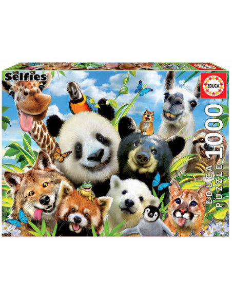 PUZZLE 1000 PIEZAS LLAMA DRAMA SELFIE EDUCA 18117