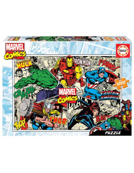 PUZZLE 1000 PIEZAS MARVEL COMICS EDUCA 18498