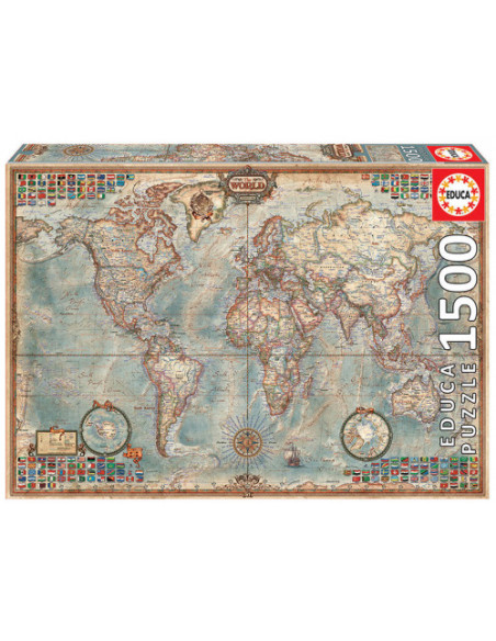 PUZZLE 1500 PIEZAS EL MUNDO