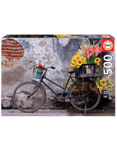 PUZZLE EDUCA 500 PIEZAS BICICLETA CON FLORES EDUCA 17988 2