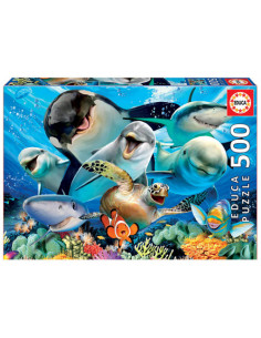 PUZZLE 500 PIEZAS SELFIE BAJO EL AGUA EDUCA 17647
