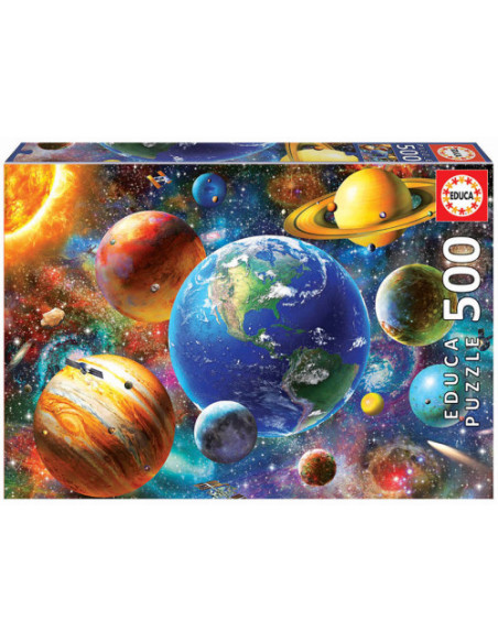 PUZZLE 500 PIEZAS SISTEMA SOLAR EDUCA 18449