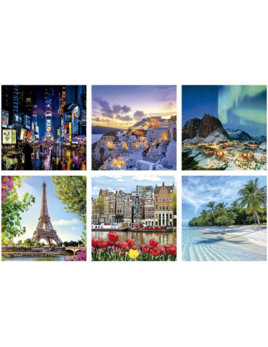 PUZZLE EDUCA CUBO 3D VIAJES EDUCA BORRAS 20124