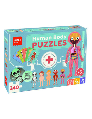 PUZZLE EDUCATIVO CUERPO HUMANO APLI 19438